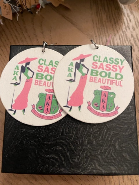 Sorority Earrings (AKA)