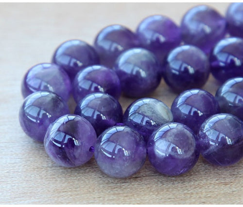 Mirrored earrings w/ Amethyst #211