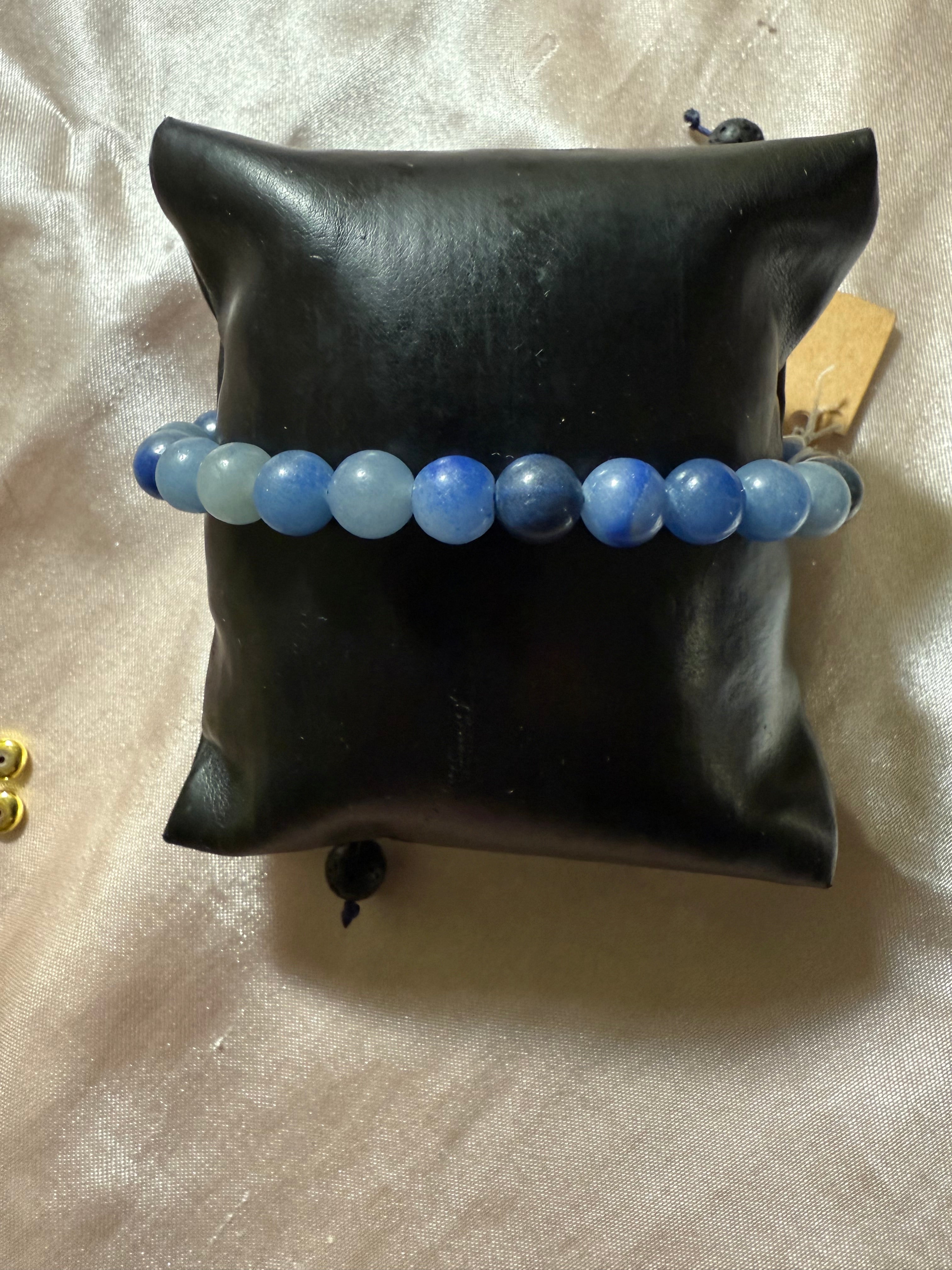 Anhydrite Healing Meditation Healing Spiritual bracelet (8mm)