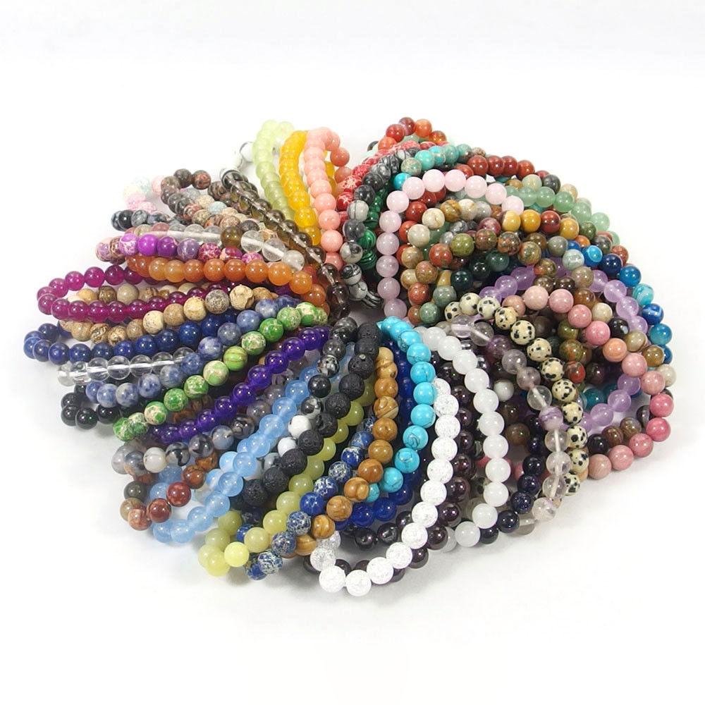 Amethyst chips crystal bracelet