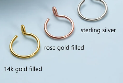 Nose Rings Brass