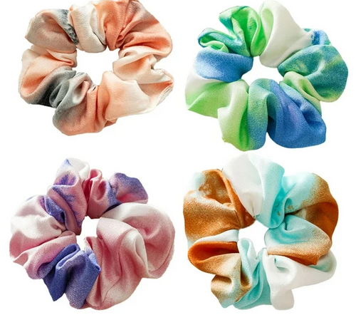 Scrunchies - Tie dye satin