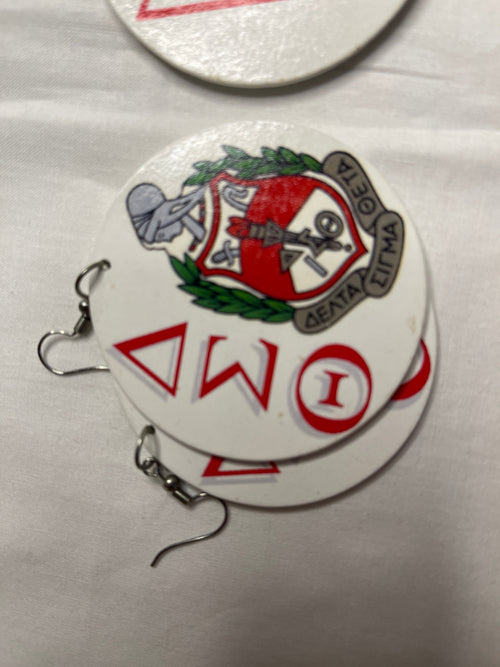 Sorority Earrings (Delta Sigma Theta)