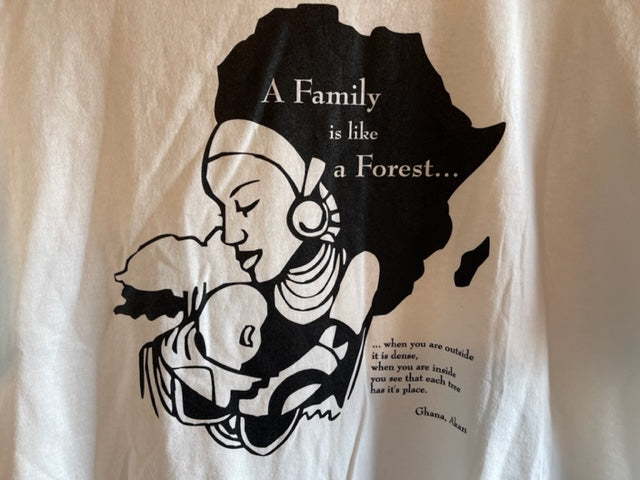 African Family Quote Graphic Inspirational Spiritual Tee Shirts