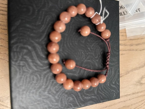 Cappuccino Brown Jade bracelet (8mm)