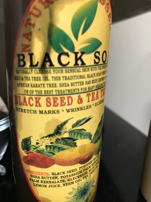 Liquid Black Soap (8oz)