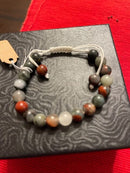 Bloodstone Healing Meditation Healing Spiritual bracelet (adjustable)