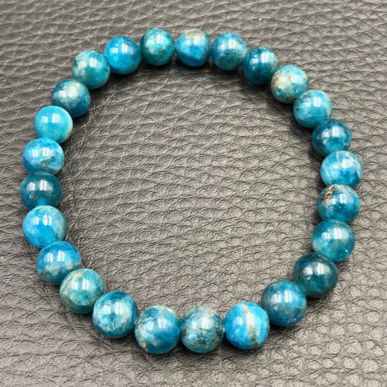 Blue Apatite Healing Meditation Healing Spiritual bracelet (8mm)