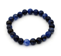 Sodalite Natural Healing Gemstone adjustable bracelets (6mm)