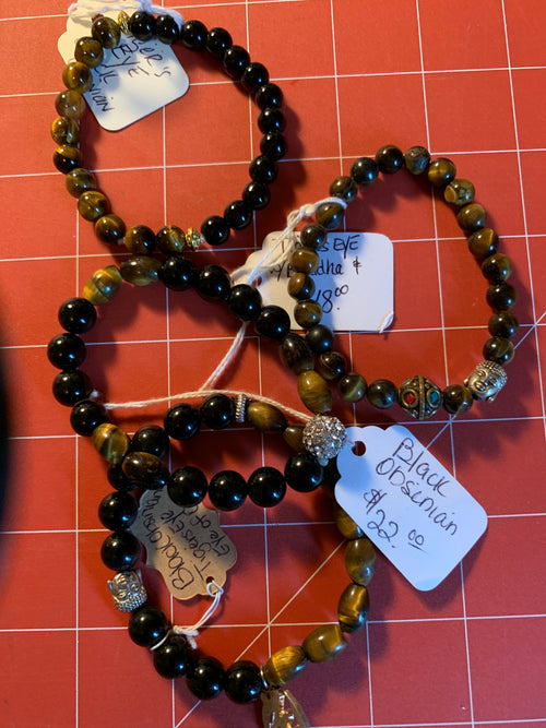 Tiger's Eye (Pink) Meditation Healing Protection Spiritual bracelet