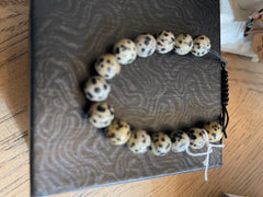 Dalmation Jasper Meditation Healing Protection Spiritual bracelet