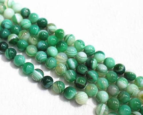 Dragon Scale Agate (Dk Green)  Meditation Healing Spiritual bracelet (8mm)