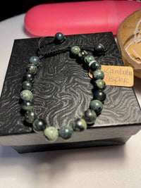 Kambaba Jasper Meditation Healing Protection Spiritual bracelet