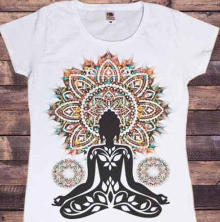 Namaste Zen Chakra Meditation Inspirational spiritual yoga Tee