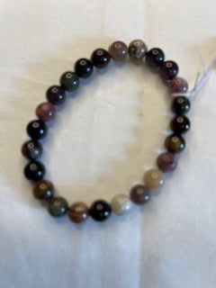 Multi Tourmaline Meditation Healing Spiritual bracelet (8mm)