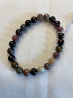 Tourmaline multi crystal bracelet (8mm)