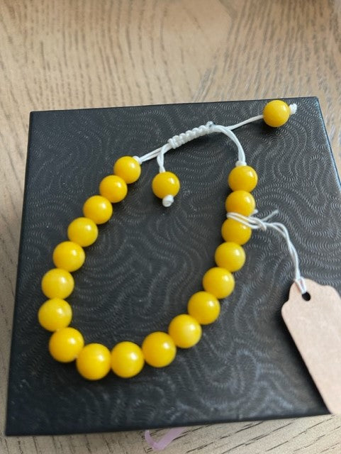 Yellow Jade Healing Meditation Healing Spiritual bracelet